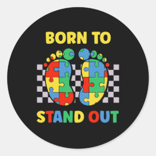 Adesivo Redondo Meu Irmão É Um Autismo Conhecimento Autista Li