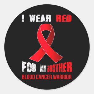 ADESIVO REDONDO MEU IRMÃO - MEU CANCER DE SANGUE