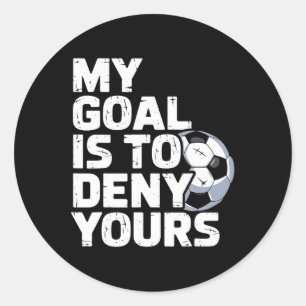 Adesivo Redondo Meu Objetivo É Negar O Seu Futebol _1