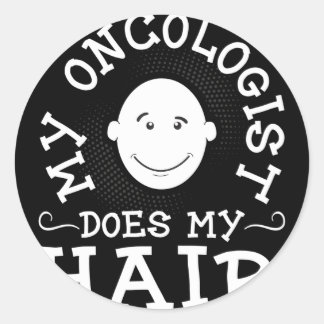 Adesivo Redondo Meu Oncologista Faz Meu Sobrevivente de câncer De