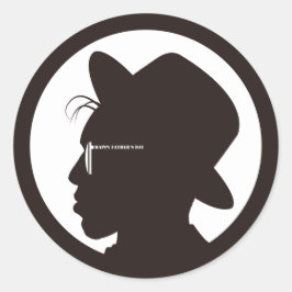 Adesivo Redondo Meu pai legal