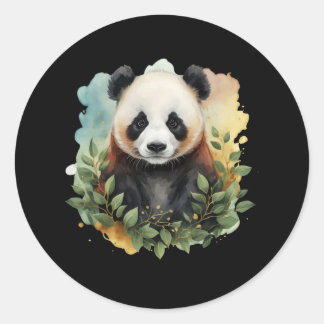 Adesivo Redondo meu panda