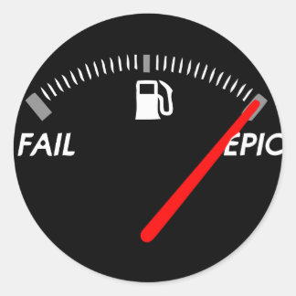 Adesivo Redondo Meu tanque em Epic Stickers