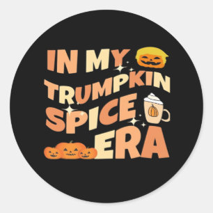Adesivo Redondo Meu Trumpkin É O Spice Era Clássico