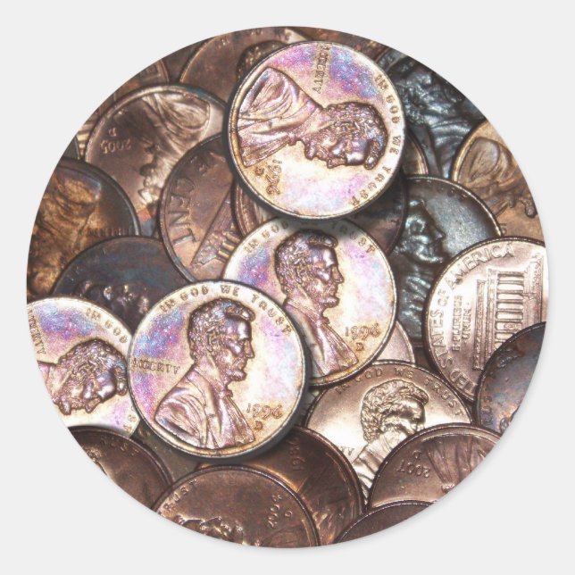 Adesivo Redondo Meus Dois Centavos Valem (Frente)