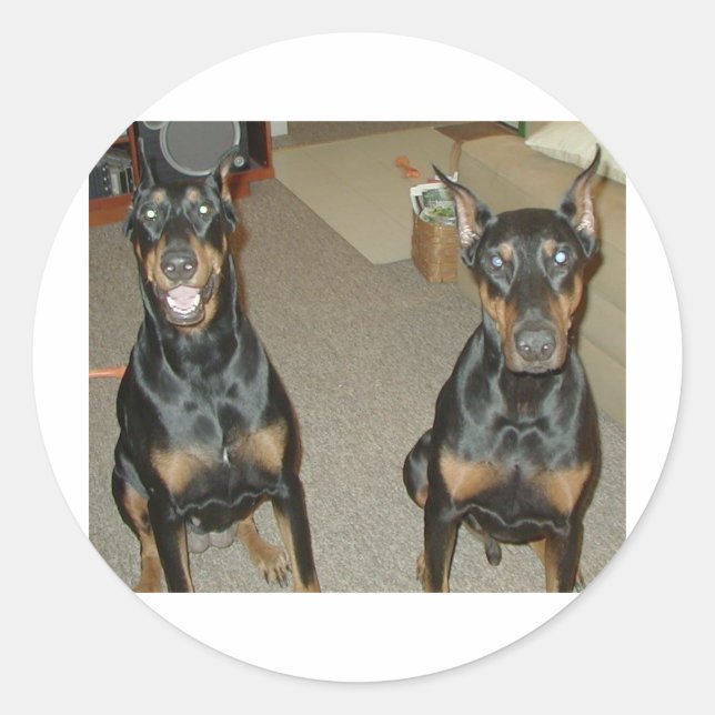 Adesivo Redondo Meus filhos (Frente)