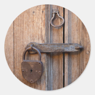 Adesivo Redondo México, San Miguel De Allende. Detalhe De Uma Por