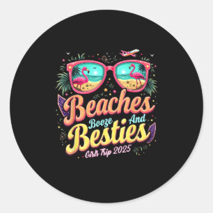 Adesivo Redondo México Trip Beaches Booze Besties Girls Trip Beach