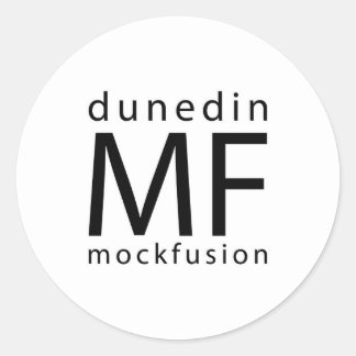 Adesivo Redondo MF Stickers White BG