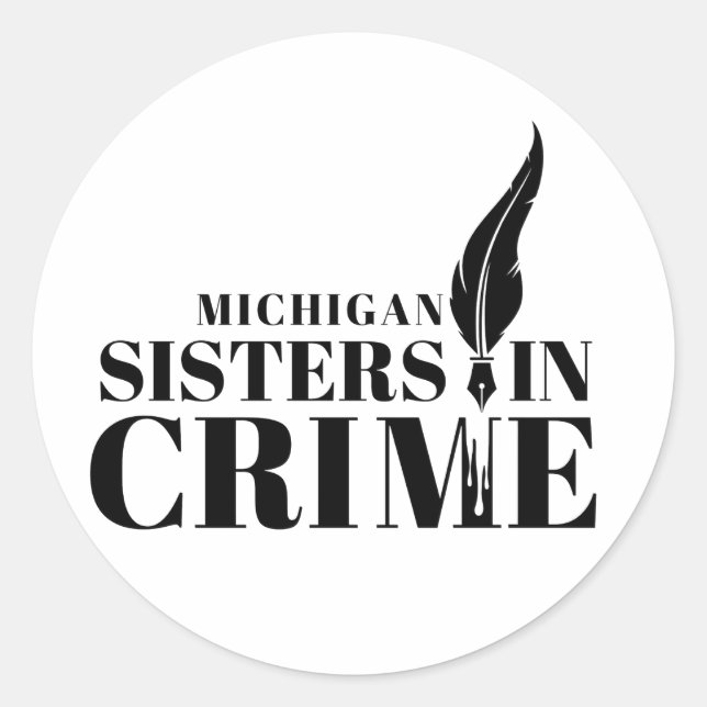 Adesivo Redondo MI Sisters in Crime Sticker (Frente)