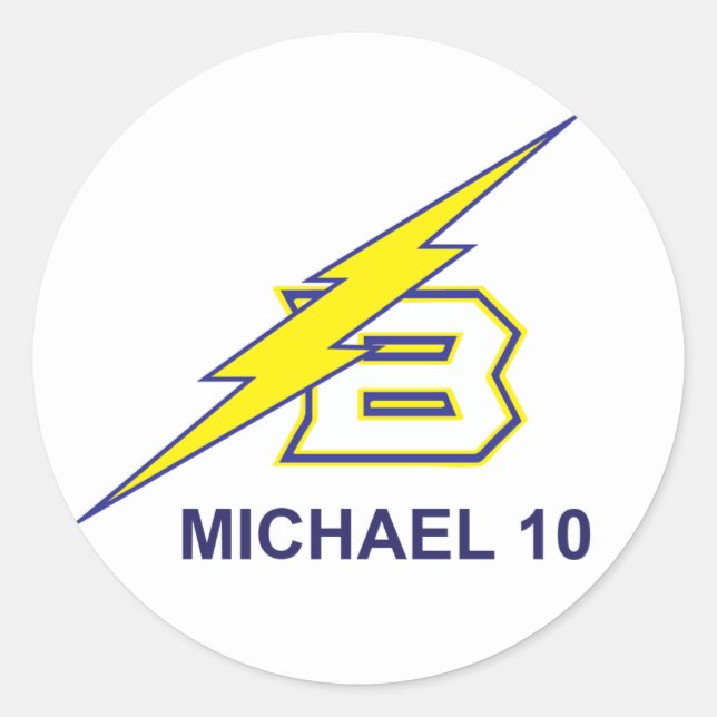 ADESIVO REDONDO MICHAEL 10 (Frente)