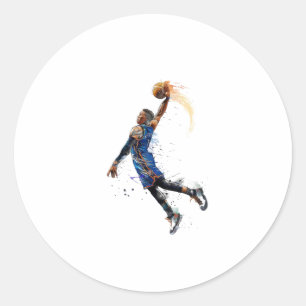 Adesivo Redondo Michael Jordan