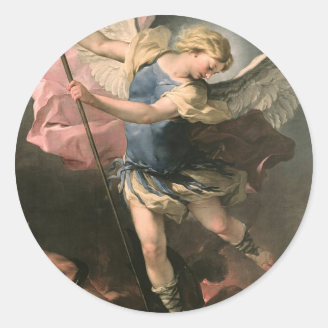 Adesivo Redondo Michael, Luca Giordano (Fa Presto) (Frente)