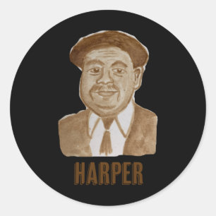 Adesivo Redondo Michael S. Harper Sticker