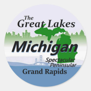 ADESIVO REDONDO MICHIGAN