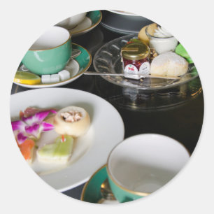 Adesivo Redondo Michigan, Ilha Mackinac. Grand Hotel