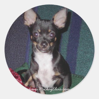 Adesivo Redondo MickeyElvis bonito e adaptável