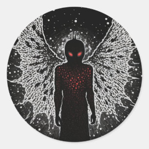 ADESIVO REDONDO MIDJOURNEY MONSTERS SÉRIE CRYPTID