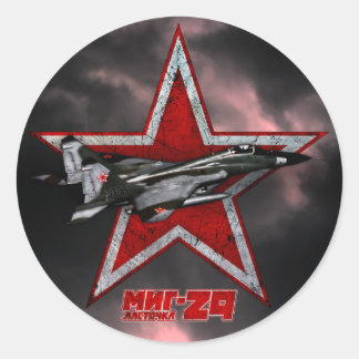 Adesivo Redondo MiG-29