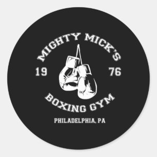 Adesivo Redondo Mighty Mick'S Boxing Gym 1976