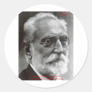 Adesivo Redondo Miguel de Unamuno Capaz de Amar Citação Presentes