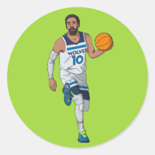 Adesivo Redondo Mike Conley - Minnesota Basball