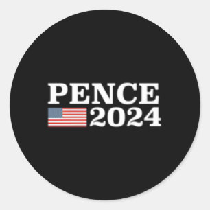 Adesivo Redondo Mike Pence 2024