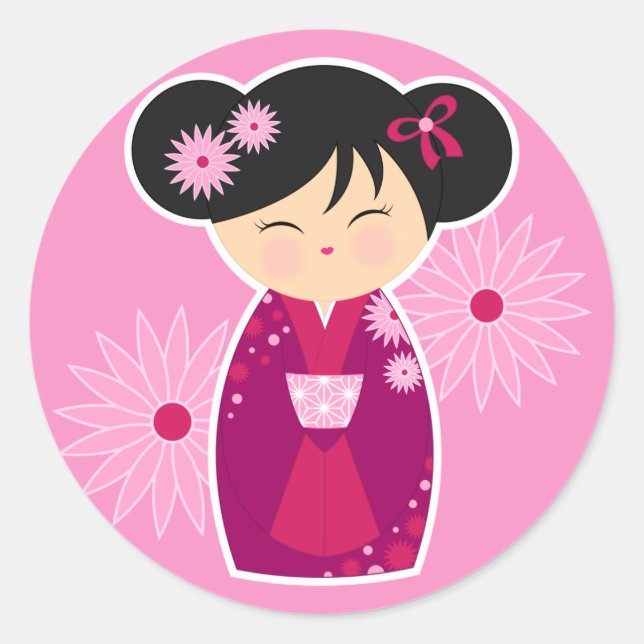 Adesivo Redondo Miki (Frente)