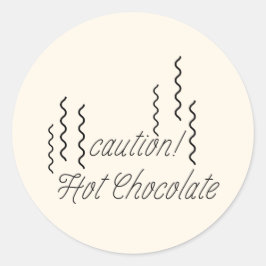 Adesivo Redondo Mikitiez hotchocolate christmas mashmello warm