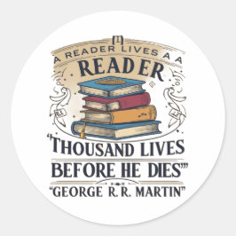 Adesivo Redondo Mil Vidas Sticker