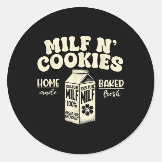 Adesivo Redondo Milfs N Cookie Homemade Fresco Fresco