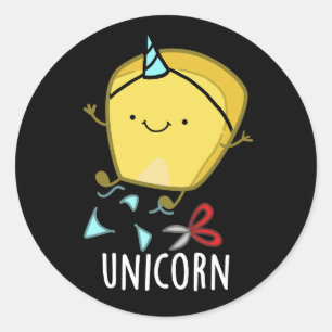 Adesivo Redondo Milho Funny Milho Pun Dark BG