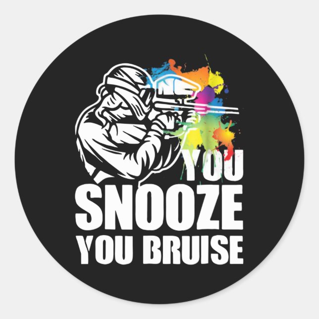 Adesivo Redondo militar paintball (Frente)