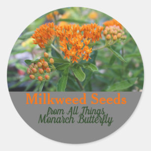 Adesivo Redondo Milkweed