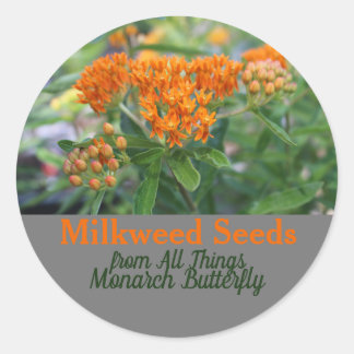 Adesivo Redondo Milkweed