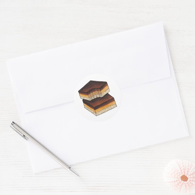 Adesivo Redondo Millionaire Caramel British Traybake (Envelope)