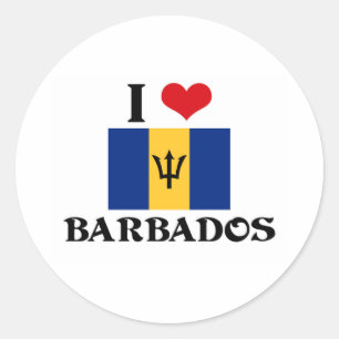 ADESIVO REDONDO MIM CORAÇÃO BARBADOS