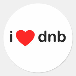 Adesivo Redondo Mim coração DNB