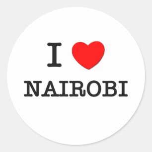 Adesivo Redondo Mim coração NAIROBI