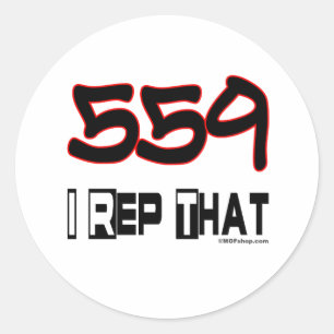 Adesivo Redondo Mim representante esse código de área 559