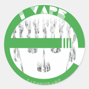 Adesivo Redondo mim vAPE