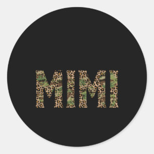Adesivo Redondo Mimi Leopard Avó Mimi De Mimi