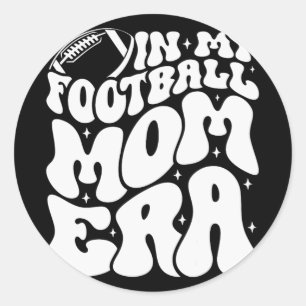 Adesivo Redondo Minha Bola Era De Futebol Amava A Mãe Mãe Lif