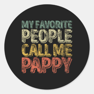 Adesivo Redondo Minha Gente Favorita Me Chama de Camisa Pappy Engr