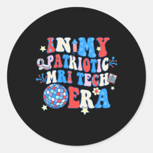 Adesivo Redondo Minha Patriótica Era Mri Tech Feliz 4 De Julho