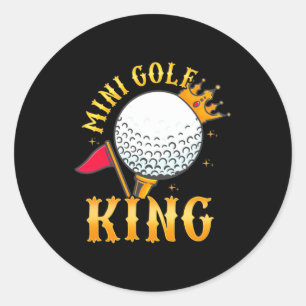 Adesivo Redondo Mini Golf King