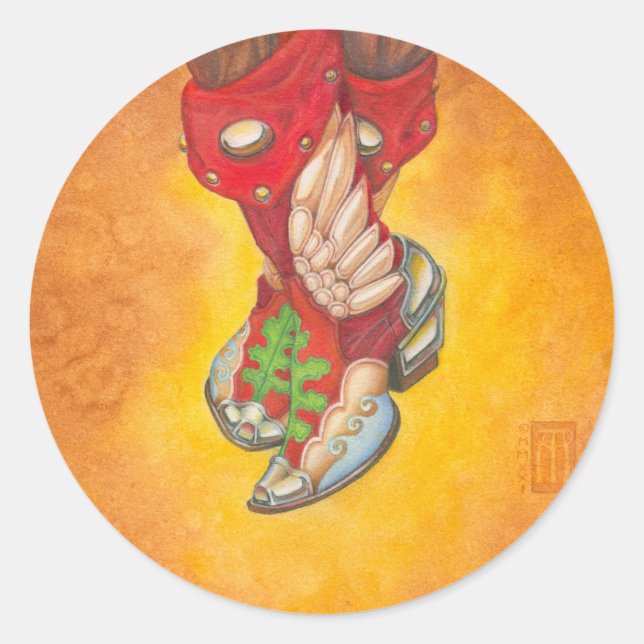 Adesivo Redondo Mini liga/inicializa 7 (Frente)