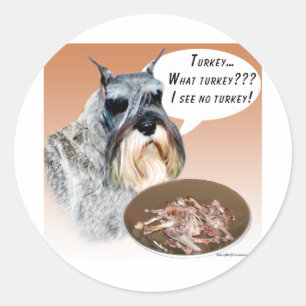 Adesivo Redondo Miniatura Schnauzer Turquia