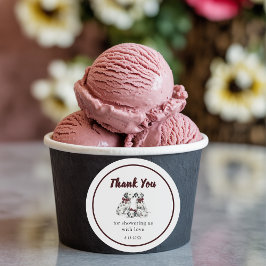 Adesivo Redondo Minimalist Gender Neutral Chic Dalmation 