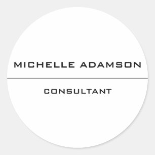 Adesivo Redondo Minimalista Especial Moderno